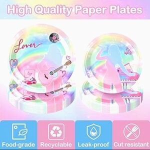 🍎 NIB 40 Taylor Swift Album Cover Art Plates Music Lovers Swifties